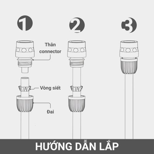 Đầu Nối Chặn Nước Takagi QG096fj Tiện Lợi Tối Đa Tiết Kiệm Vượt Trội cho Vườn Nhà Bạn