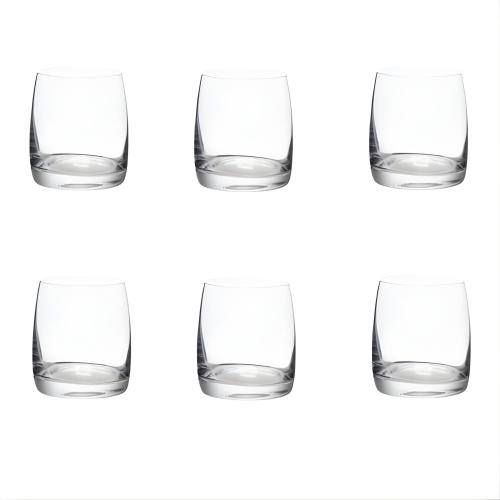 Set 6 Cốc Bohemia Pavo 230ml Thiết Kế Hiện Đại Chất Lượng Pha Lê Không Chì Bền Bỉ