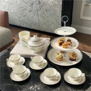 Bộ Trà Hoàng Gia Viền Bạc Imperial: Khám Phá Nghệ Thuật Thưởng Trà Châu Âu Đích Thực