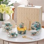 Bộ Ấm Chén Sứ Cao Cấp Hoa Văn Chim: Chất Lượng Bền Bỉ, Nâng Tầm Trải Nghiệm Trà