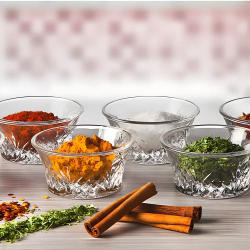 Sét bát chấm pha lê 6 món Dublin