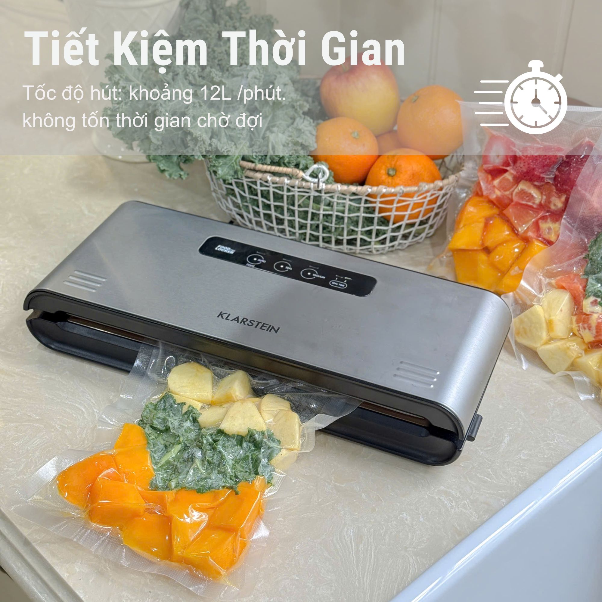 MÁY HÚT CHÂN KHÔNG KLARSTEIN