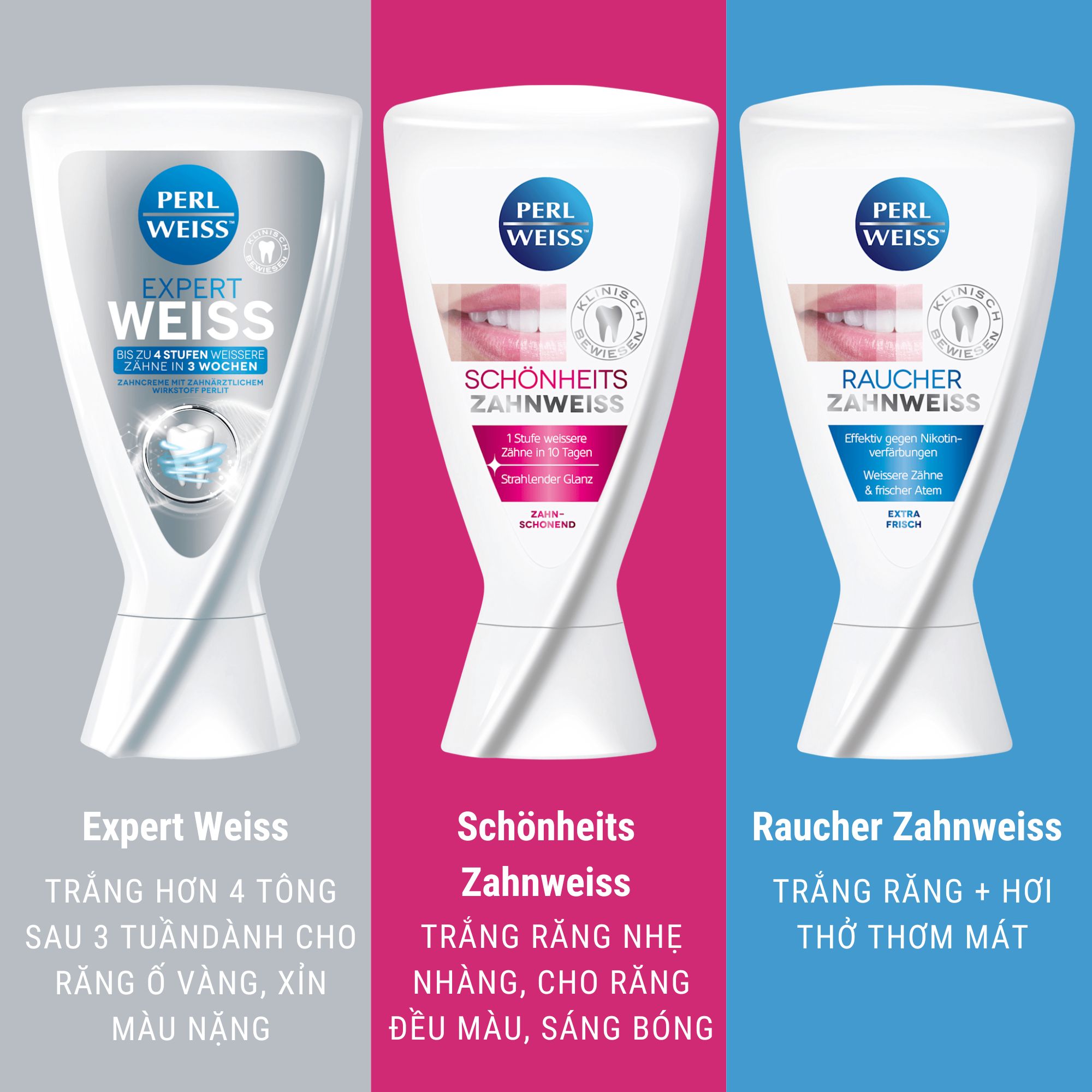 Kem đánh răng SIÊU TRẮNG PERL WEISS