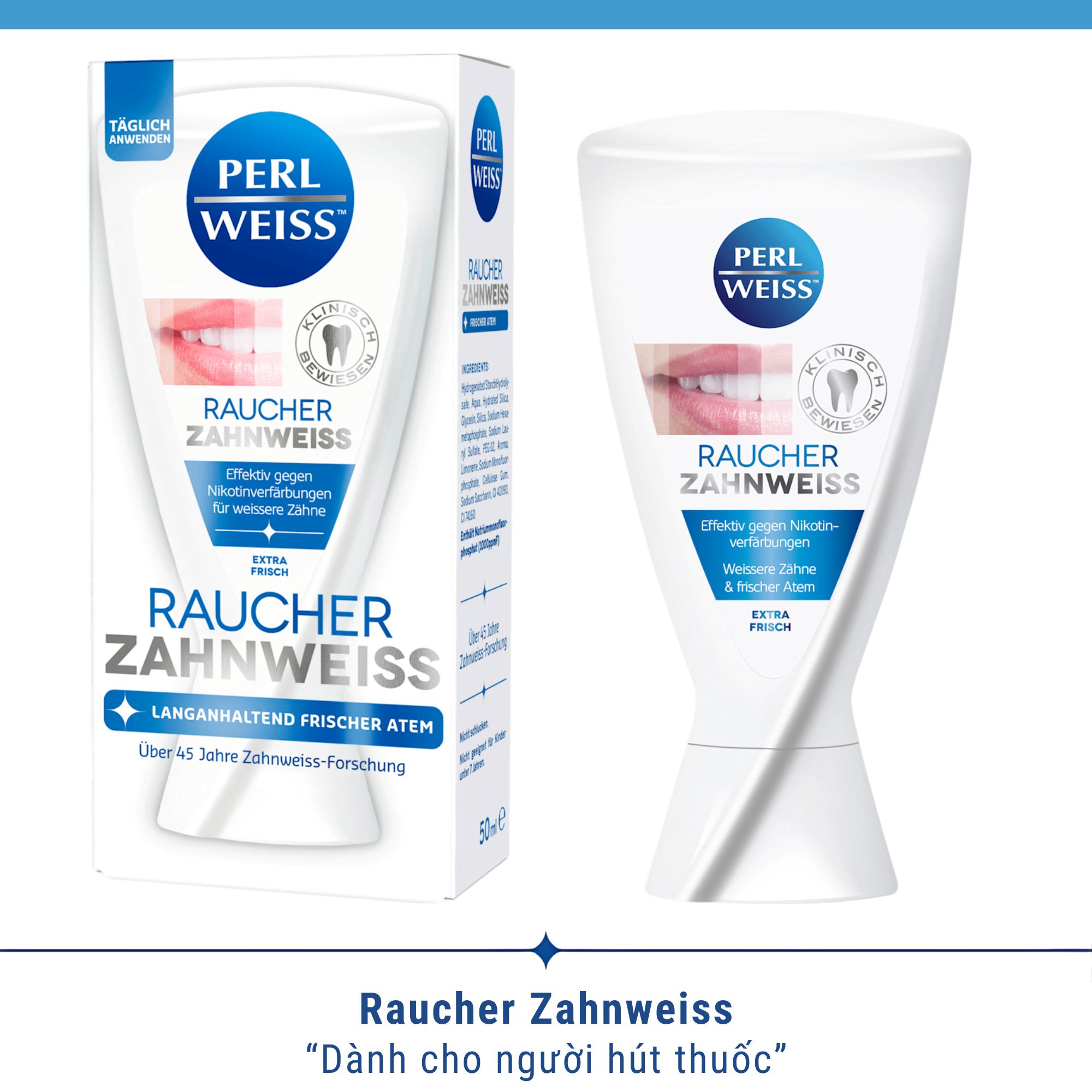 Kem đánh răng SIÊU TRẮNG PERL WEISS