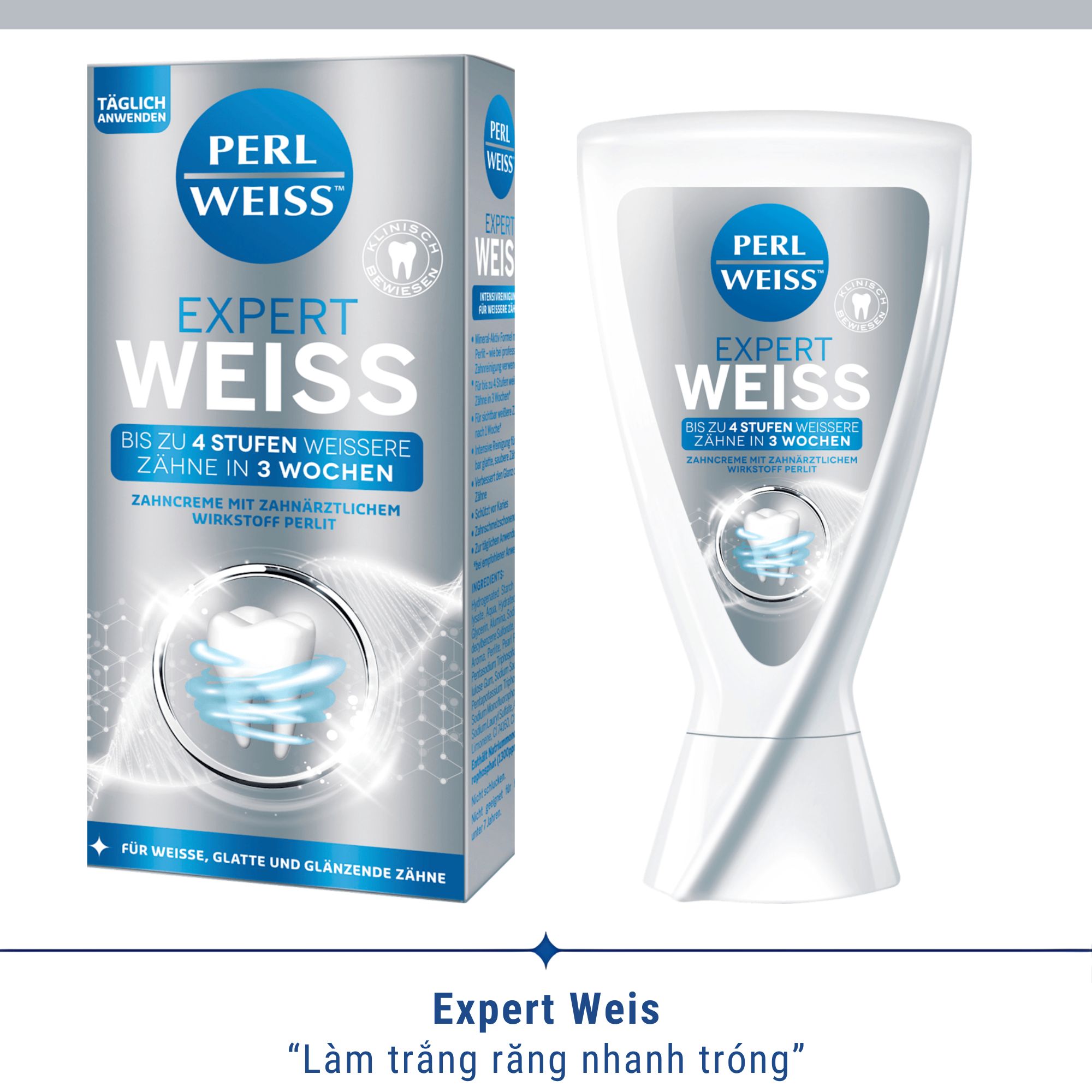 Kem đánh răng SIÊU TRẮNG PERL WEISS