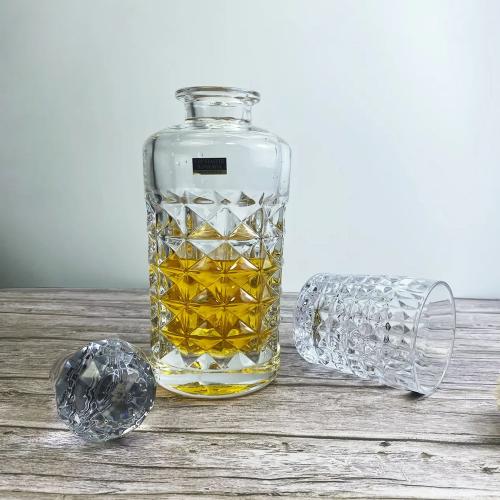Bộ bình rượu Bohemia Diamond (Dòng kim cương- Đỉnh cao của pha lê cao cấp)