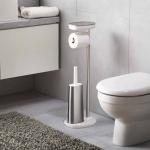 Kệ Treo Giấy Vệ Sinh Kèm Cọ Toilet Joseph Joseph 70519 EasyStore Plus - Giải Pháp 4 Trong