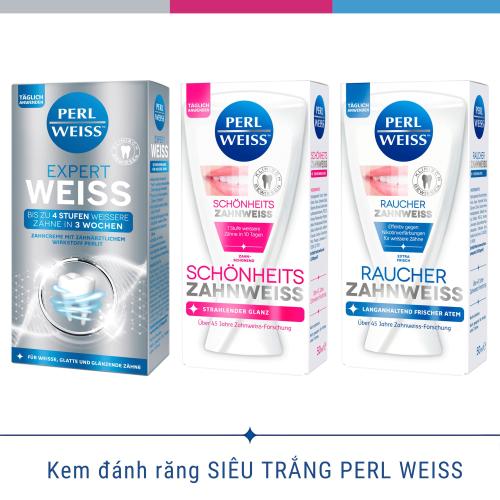 Kem đánh răng SIÊU TRẮNG PERL WEISS