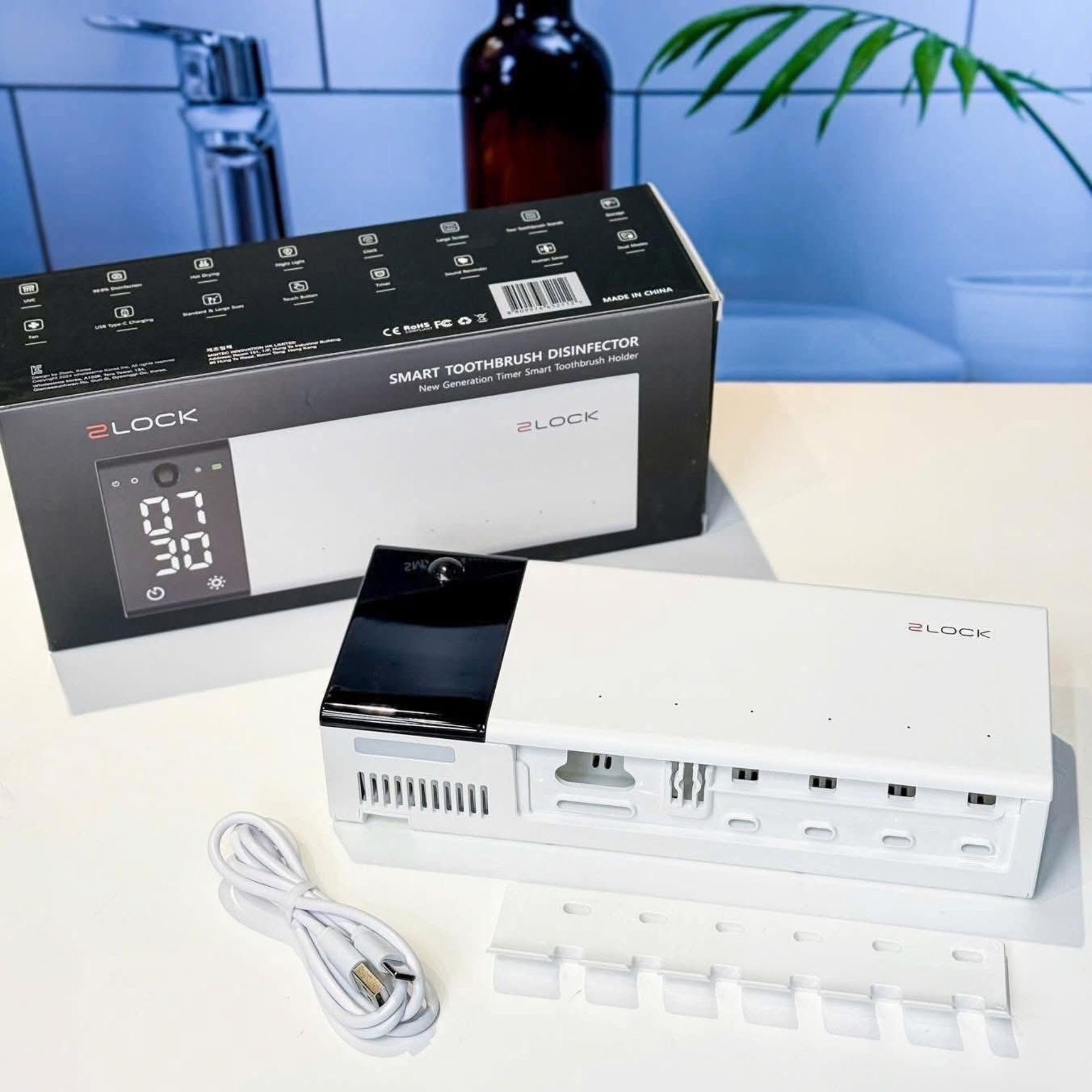 Máy Tiệt Trùng Sấy Bàn Chải 2LOCK Korea