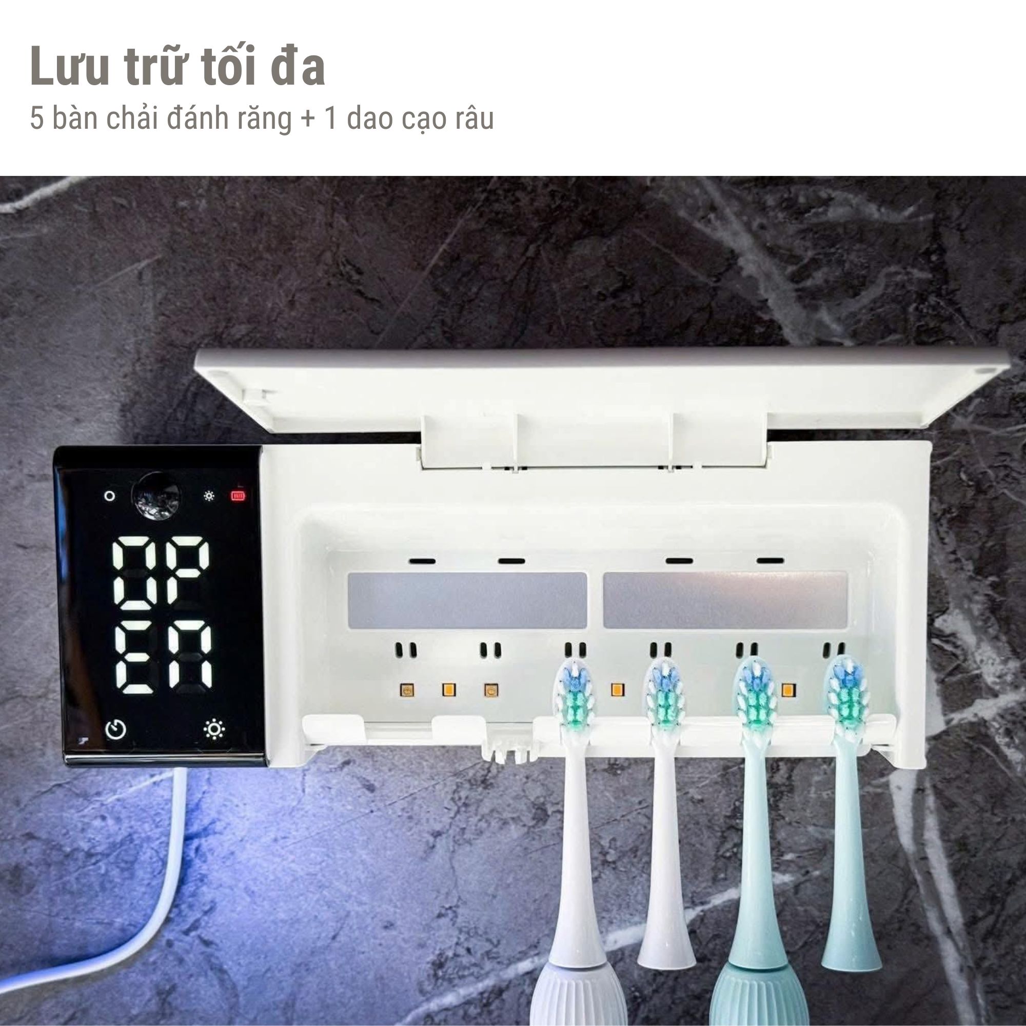 Máy Tiệt Trùng Sấy Bàn Chải 2LOCK Korea