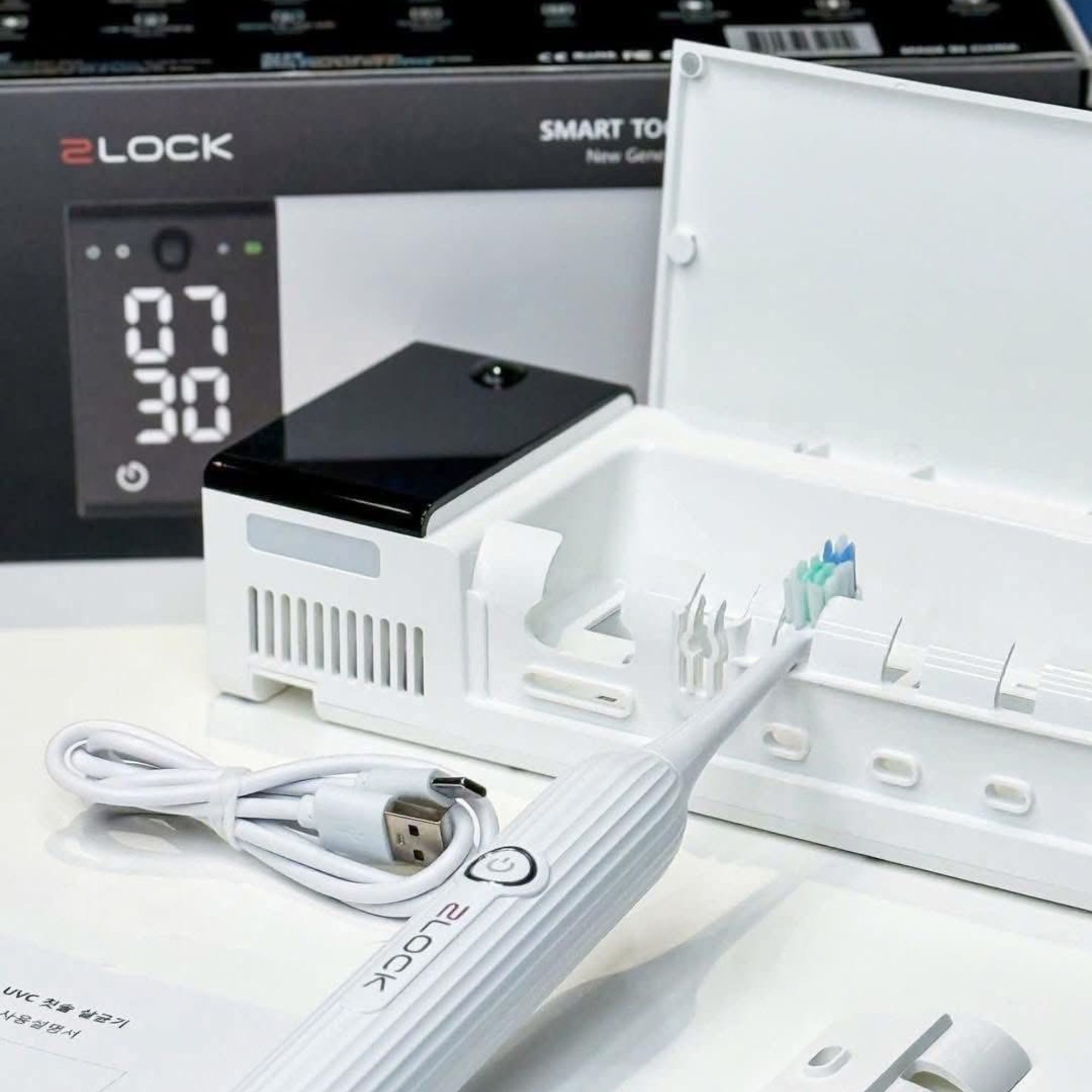 Máy Tiệt Trùng Sấy Bàn Chải 2LOCK Korea