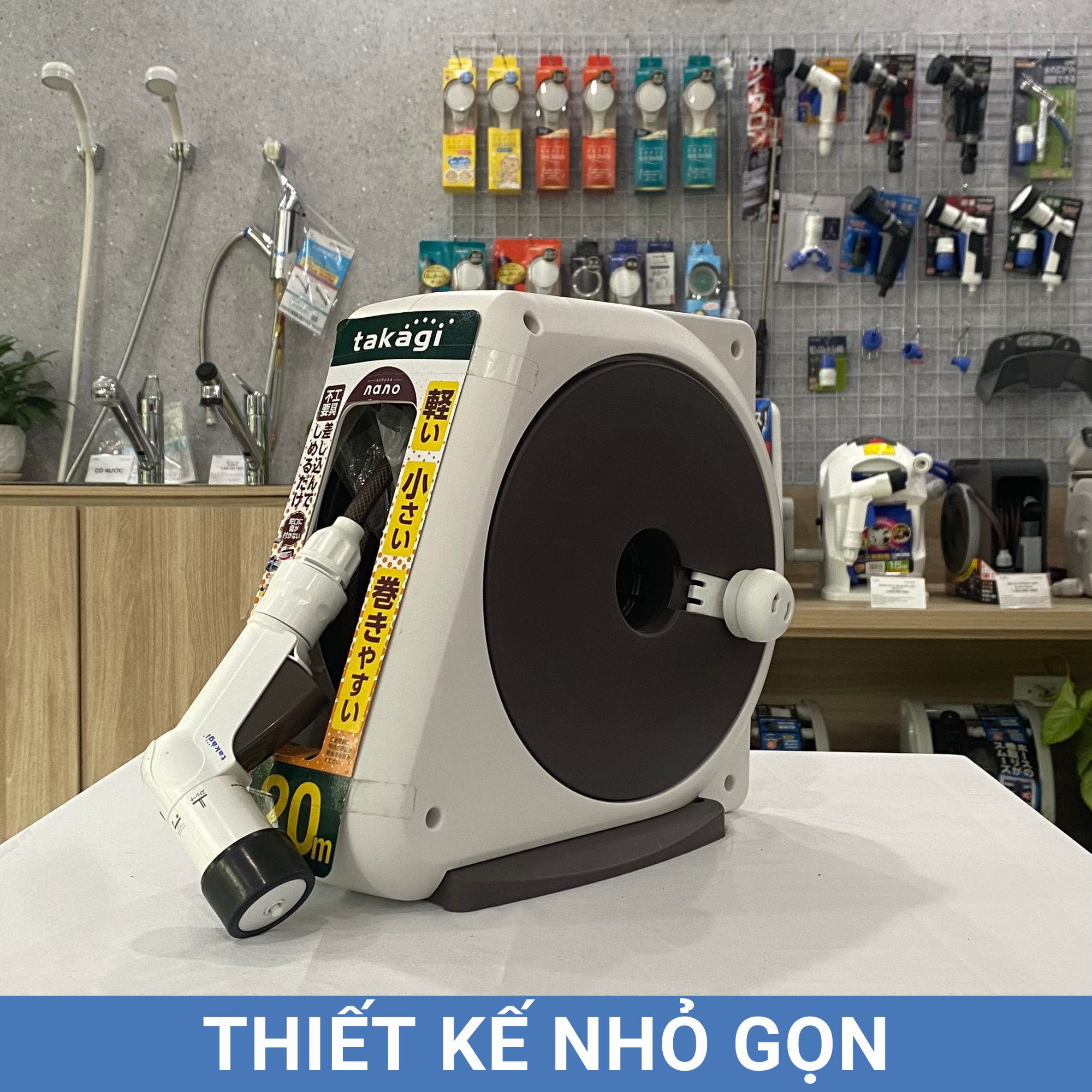 Bộ vòi tưới cây 10m Takagi Aurora NANO RM110BR