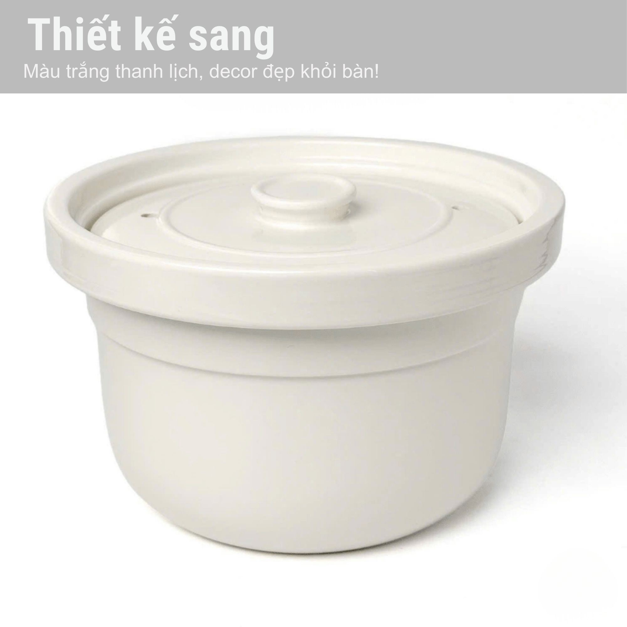 Nồi Nấu Chậm 2LOCK Korea 3L - Bí Quyết Giữ Trọn Tinh Túy Ẩm Thực