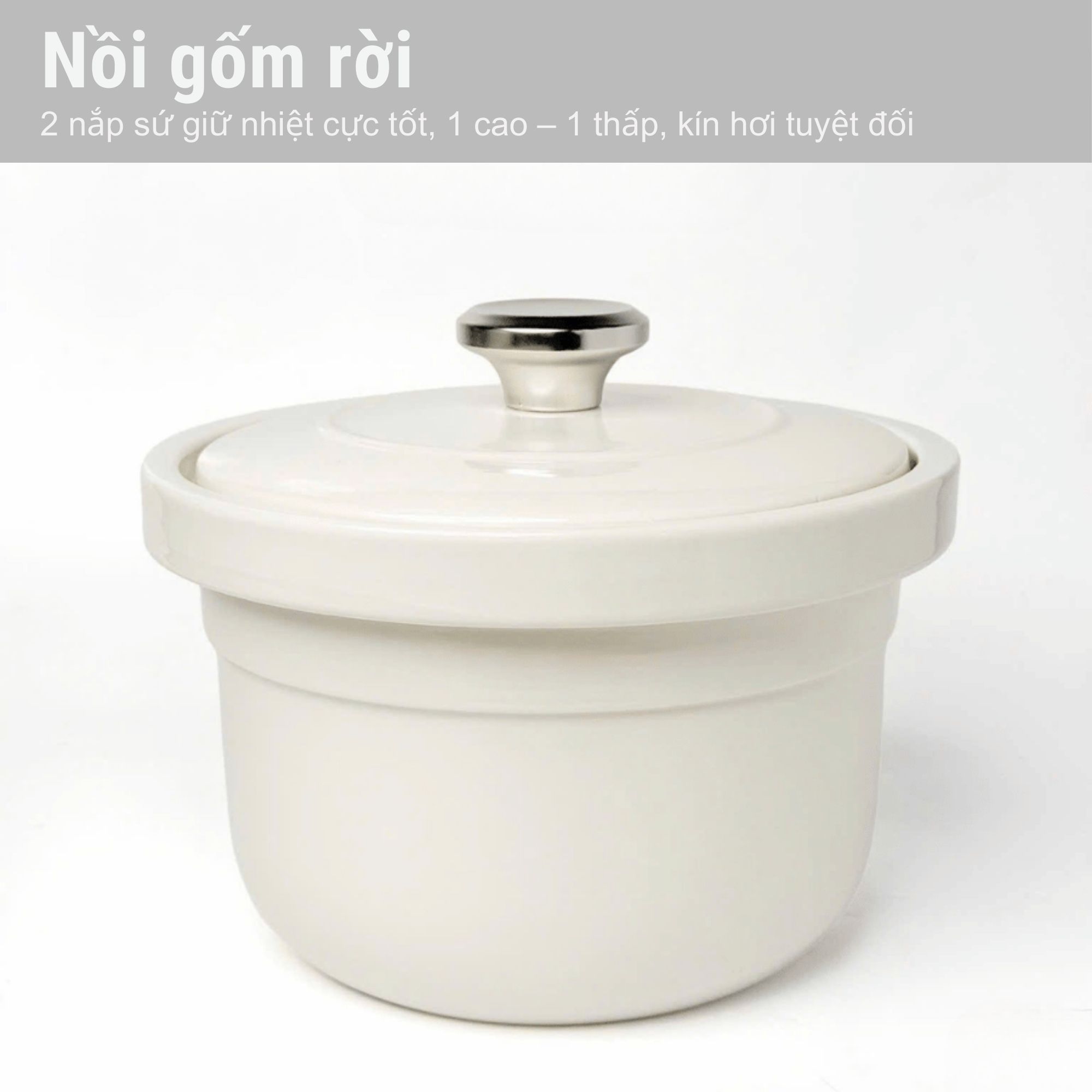 Nồi Nấu Chậm 2LOCK Korea 3L - Bí Quyết Giữ Trọn Tinh Túy Ẩm Thực