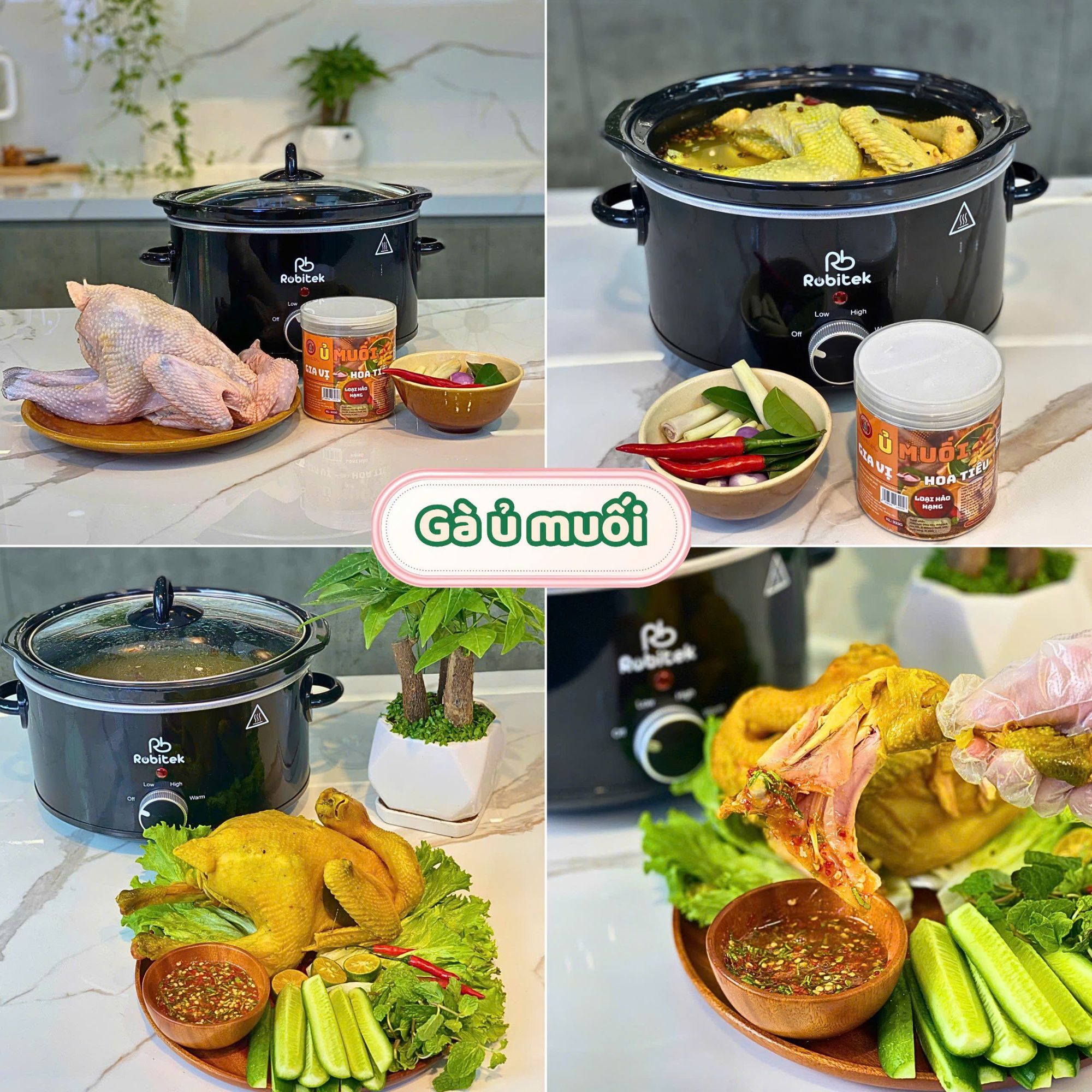 Nồi Nấu Chậm Robitek - Giải Pháp Hầm Tiềm Dinh Dưỡng Hoàn Hảo Cho Gia Đình