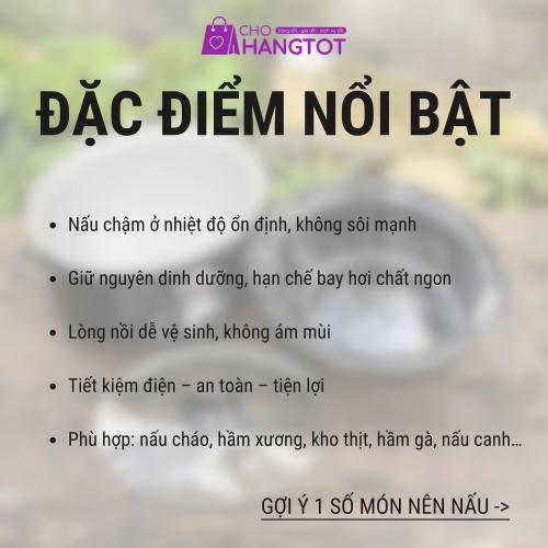 Nồi Nấu Chậm Robitek - Giải Pháp Hầm Tiềm Dinh Dưỡng Hoàn Hảo Cho Gia Đình