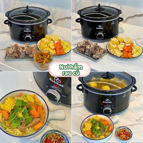 Nồi Nấu Chậm Robitek - Giải Pháp Hầm Tiềm Dinh Dưỡng Hoàn Hảo Cho Gia Đình