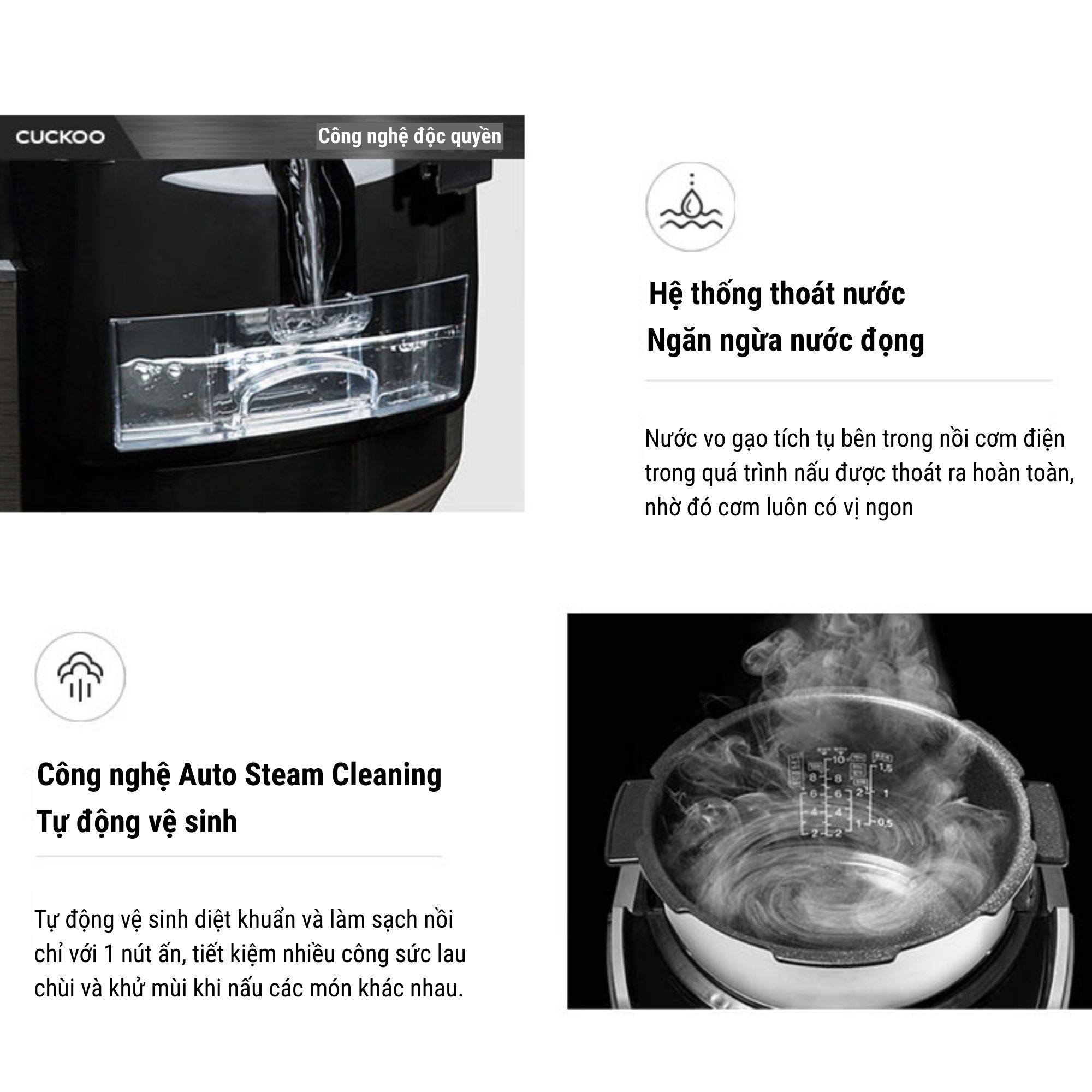 Nồi Cơm Điện Cao Tần Cuckoo CRP-HUF10BS 1 8L Chính Hãng