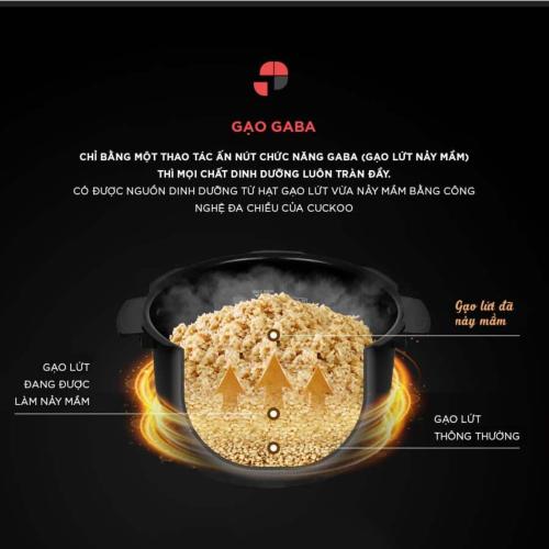 Nồi Cơm Điện Cao Tần Áp Suất CUCKOO CRP-HWF1000F 1 8L - Chuẩn Mực Dinh Dưỡng