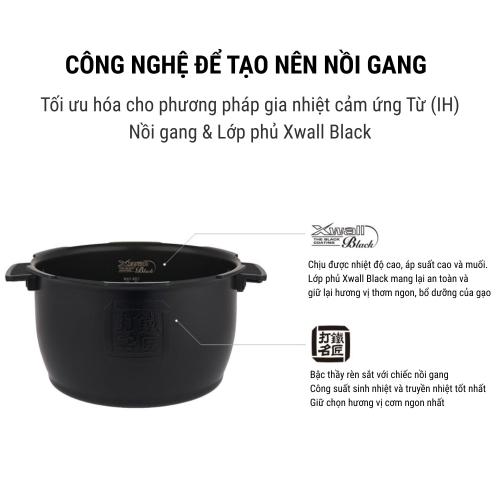 Nồi Cơm Điện Cao Tần Cuckoo CRP-HUF10BS 1 8L Chính Hãng
