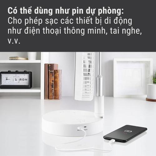 Quạt Tích Điện UNOLD 86720 Teleskop-Venti Cordless - Điểm Nhấn Tinh Tế Cho Không Gian Sống Hiện Đại