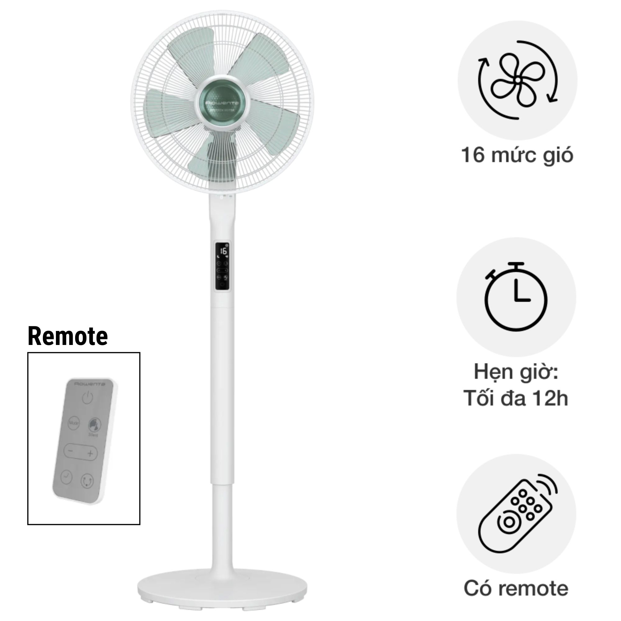 Quạt Cây Rowenta VU5890 Model Mới 2025 - Giải Pháp Làm Mát Đỉnh Cao Từ Đức