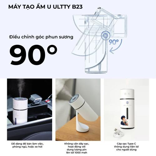 Quạt Lọc Không Khí Ultty BB Phong Cách Retro - Giải Pháp Thanh Lọc Không Gian Sống Toàn Diện