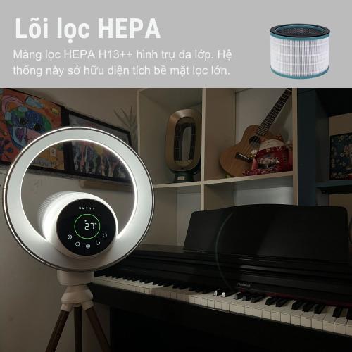 Quạt Lọc Không Khí Ultty BB Phong Cách Retro - Giải Pháp Thanh Lọc Không Gian Sống Toàn Diện