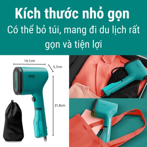 Bàn Là Hơi Nước Cầm Tay Tefal Pure POP DT202 - Giải Pháp Chăm Sóc Trang Phục Toàn Diện