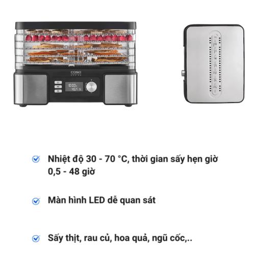 Máy Sấy Hoa Quả CASO DH 450 - Đa Năng Chuẩn Đức