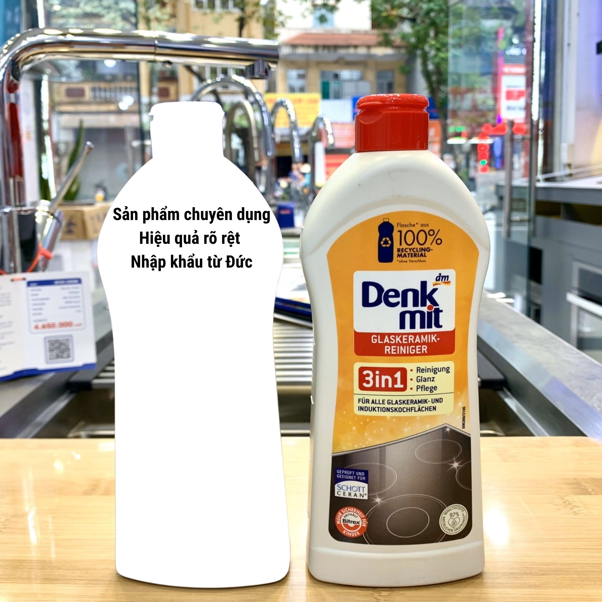 Dung Dịch Vệ Sinh Bếp Từ Denkmit Đức - Tôn Vinh Vẻ Đẹp Hoàn Mỹ Của Không Gian Bếp