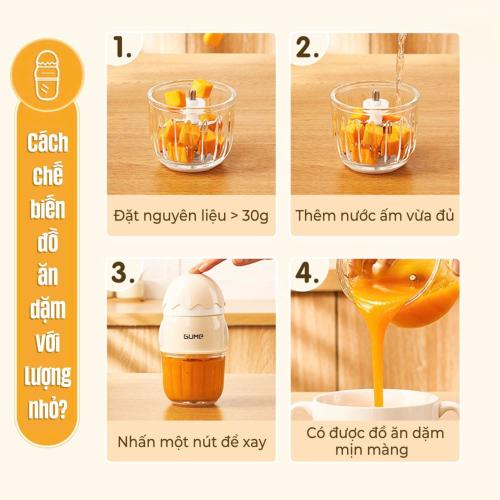 Máy Xay Ăn Dặm Gume GM-2212 - Giải Pháp Chế Biến Dinh Dưỡng Toàn Diện