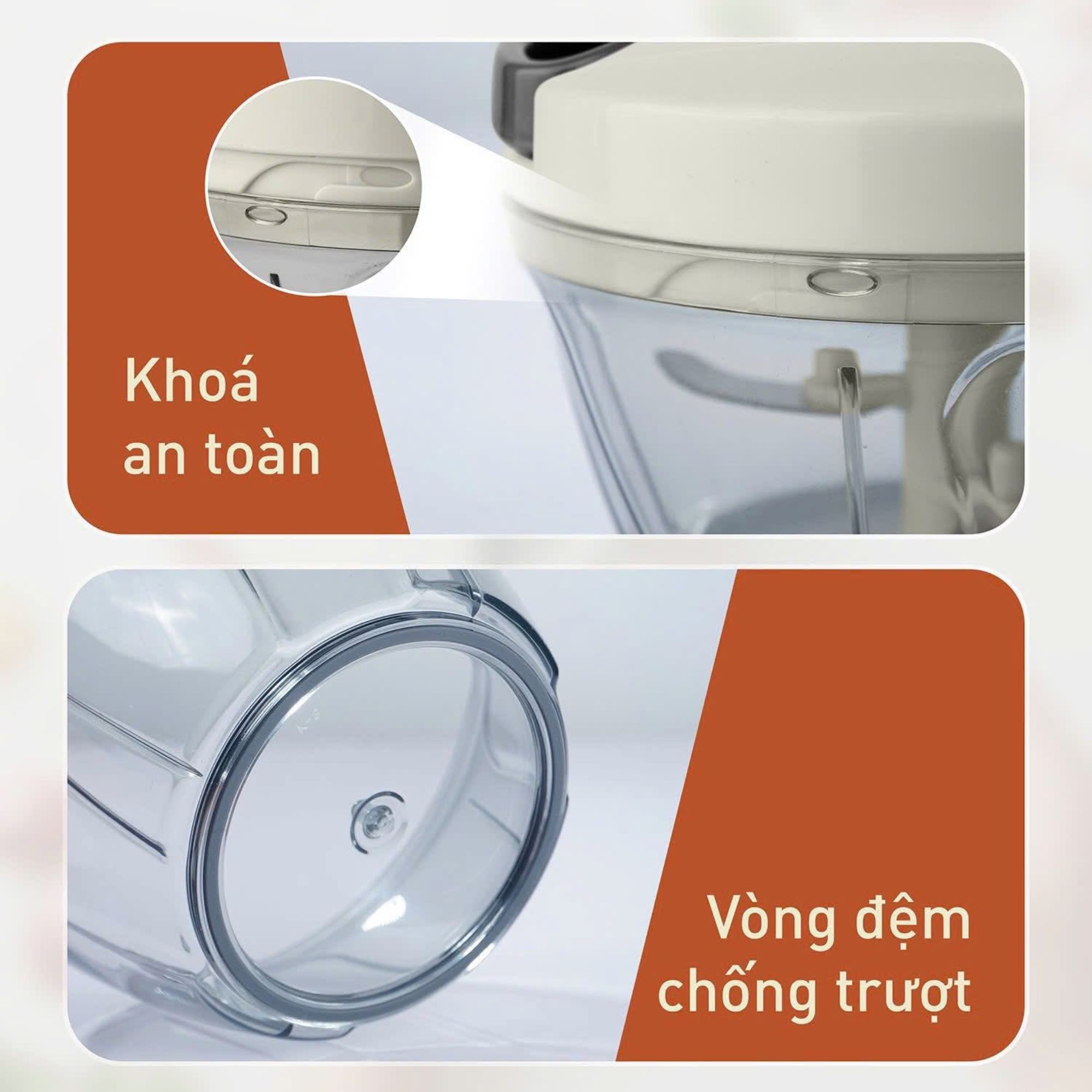 Dụng Cụ Xay Kéo Tay GKÖCH 400ml – Hiệu Suất Cơ Học Tối Ưu