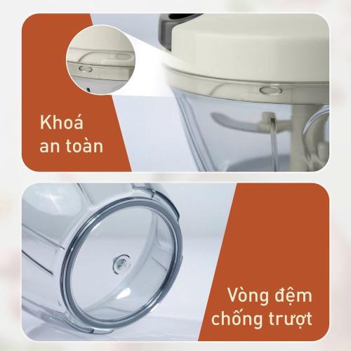 Dụng Cụ Xay Kéo Tay GKÖCH 400ml – Hiệu Suất Cơ Học Tối Ưu