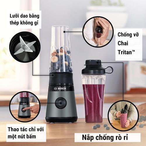 Máy Xay Sinh Tố Mini Bosch MMB2111S Chính Hãng - Giải Pháp Xay Nhuyễn Nhanh Chóng