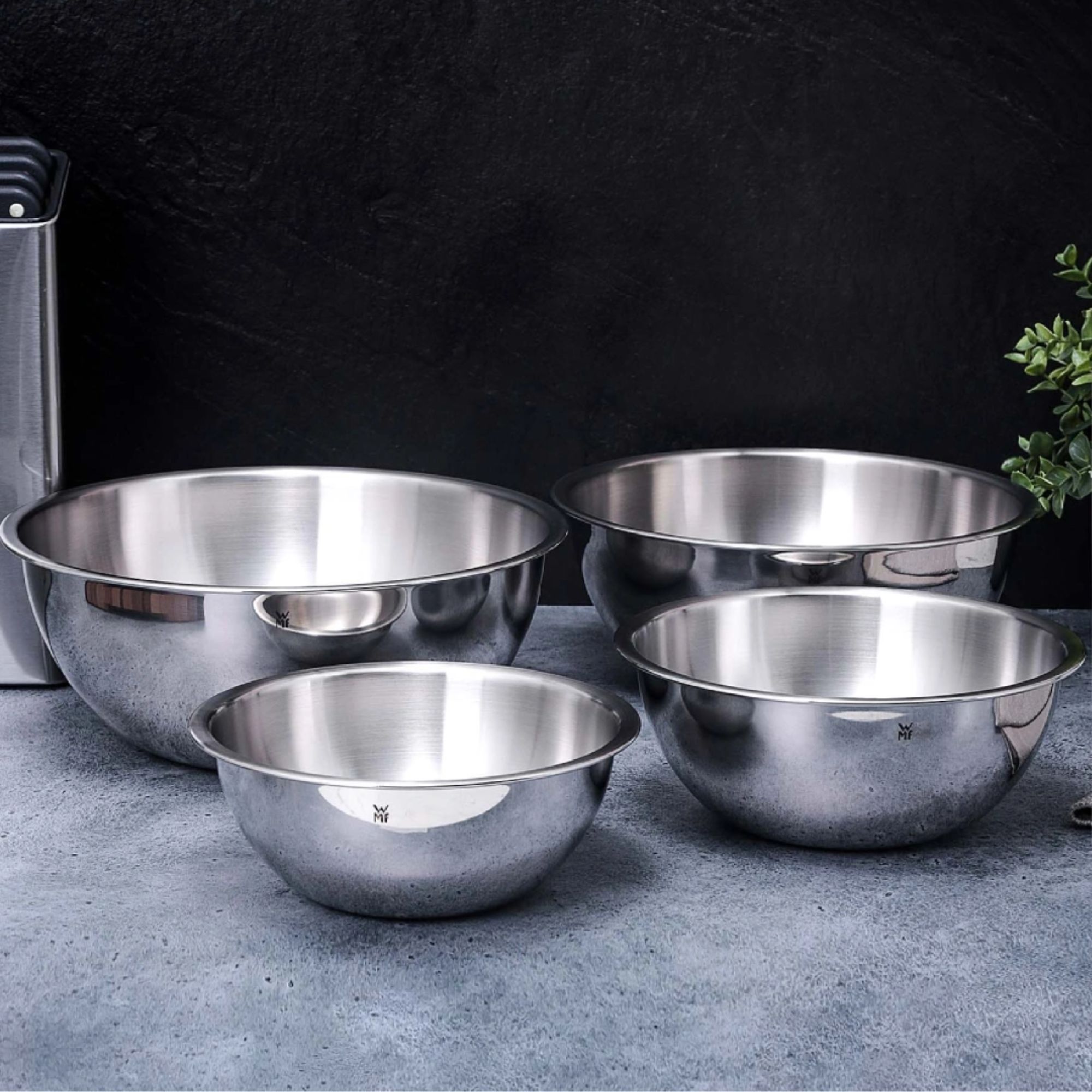 Bộ Bát Trộn WMF Gourmet 4 Chiếc Chính Hãng Inox 18 10 Chuẩn Đức