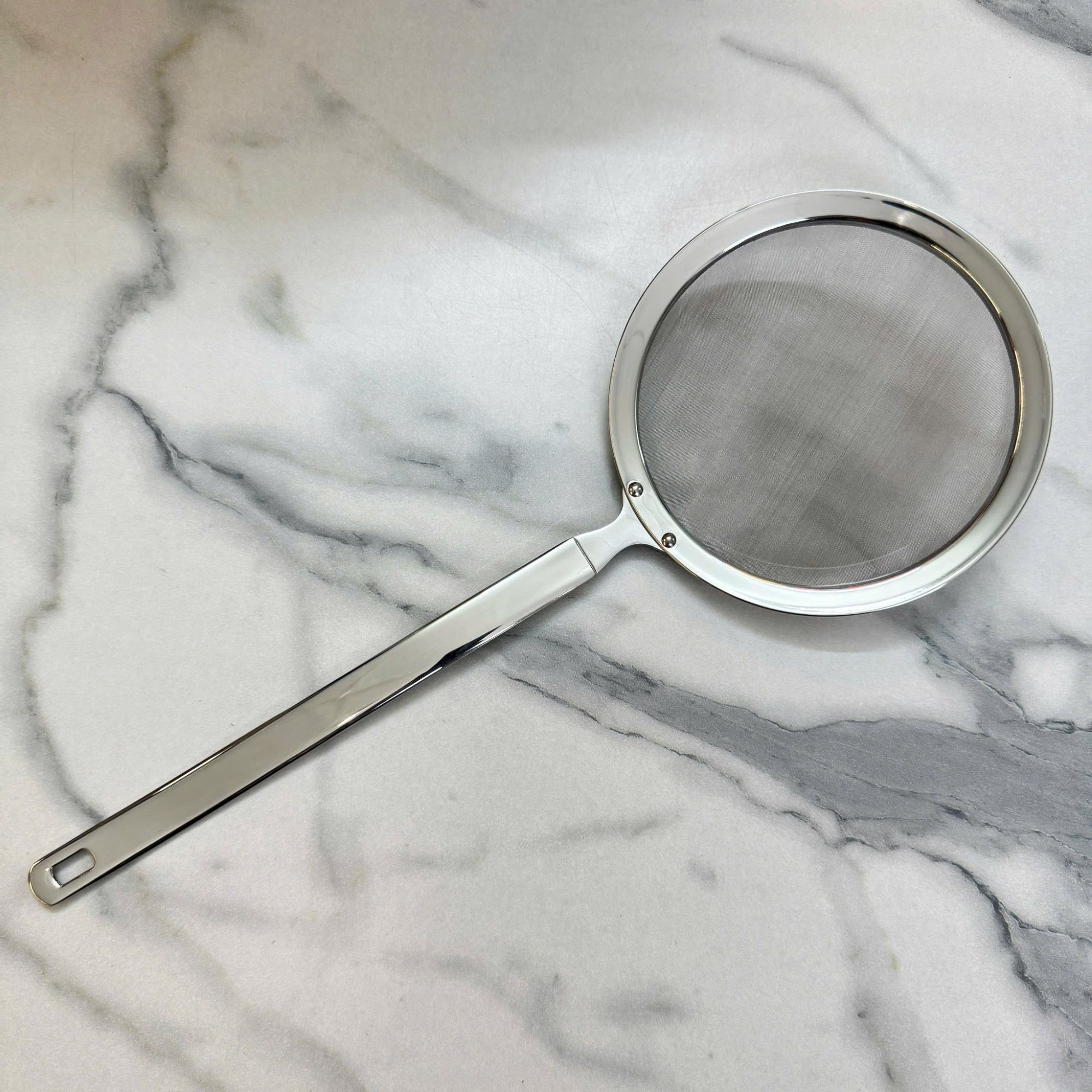 VỢT INOX ĐA NĂNG GUME – RÂY VỚT BỌT LỌC DẦU TIỆN LỢI