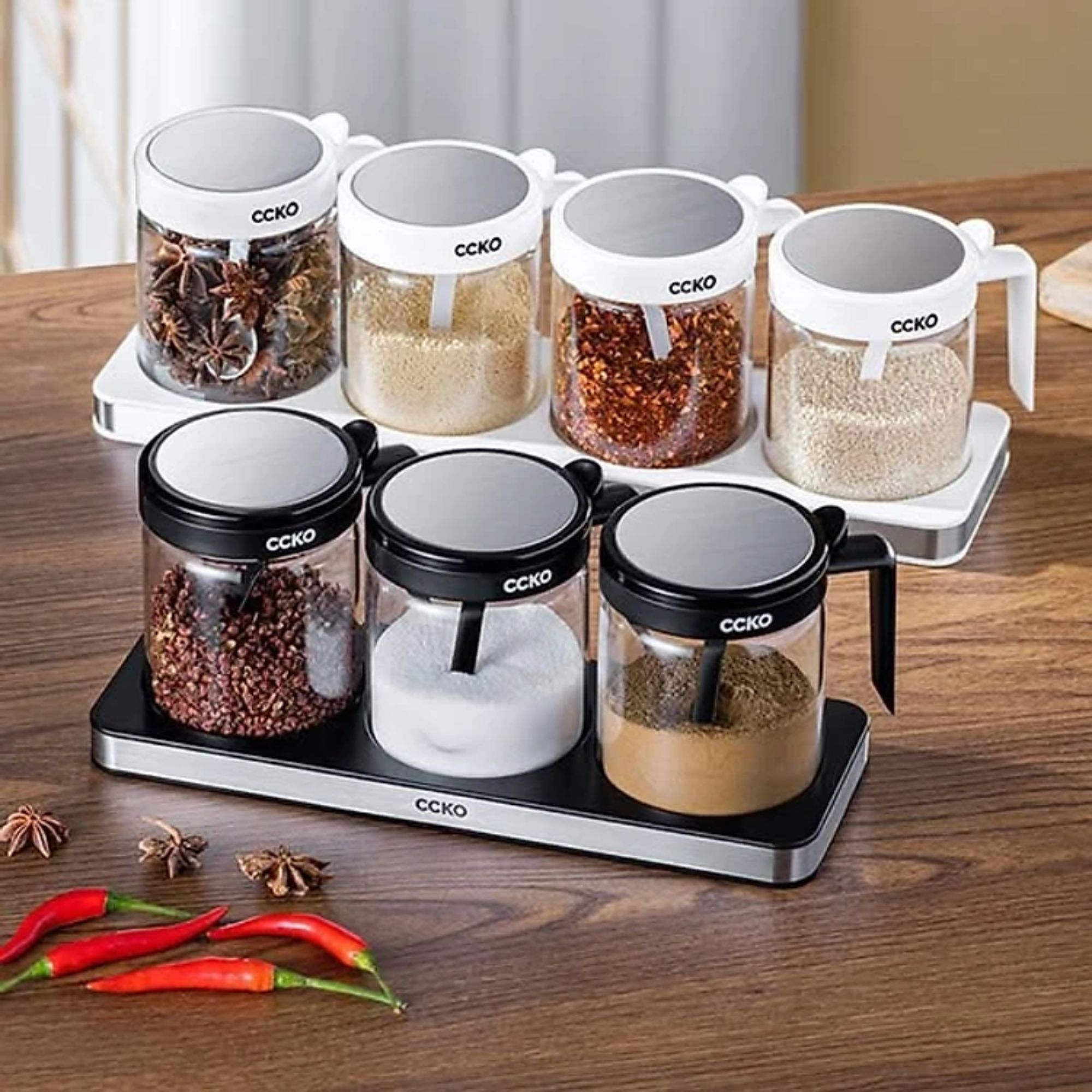Hũ Đựng Gia Vị CCKO Inox 304 Cao Cấp - Tối Ưu Không Gian Bếp Hiện Đại