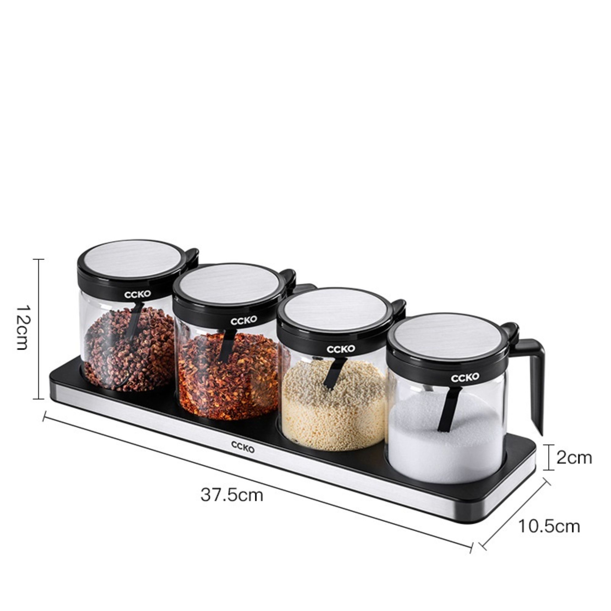 Hũ Đựng Gia Vị CCKO Inox 304 Cao Cấp - Tối Ưu Không Gian Bếp Hiện Đại