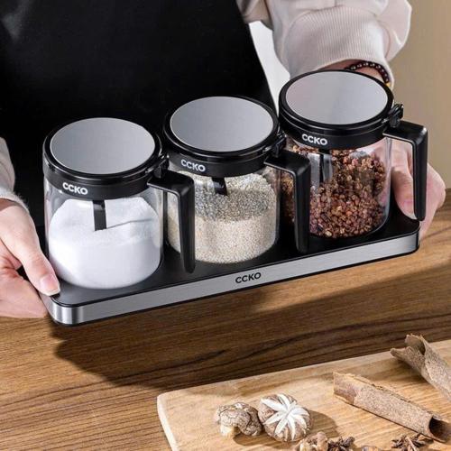 Hũ Đựng Gia Vị CCKO Inox 304 Cao Cấp - Tối Ưu Không Gian Bếp Hiện Đại
