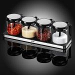Bộ 4 Hũ Gia Vị Thủy Tinh CCKO - Giải Pháp Lưu Trữ Ẩm Thực Chuyên Nghiệp