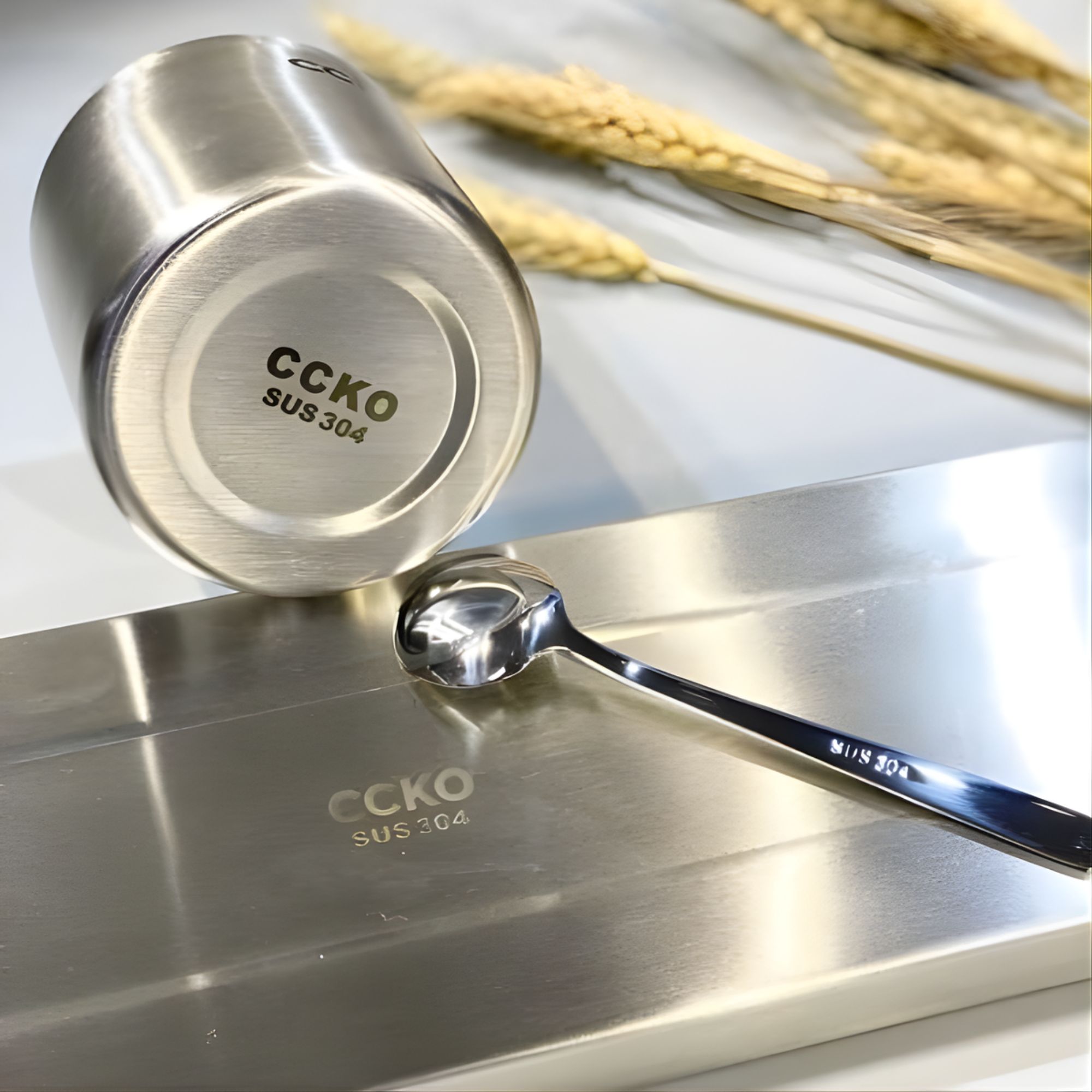 Set 4 Hũ Gia Vị CCKO Inox 304 - Dấu Ấn Thượng Lưu Cho Căn Bếp Đẳng Cấp