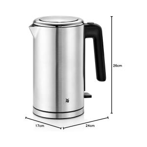 Ấm siêu tốc WMF Lono Kettle 1,6L thân thép 2.400W siêu bền đẹp