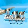 Set 3 Hũ Đựng Gia Vị CCKO Inox 304 Nắp Thủy Tinh – Giải Pháp Hoàn Hảo Cho Không Gian Bếp Hiện Đại