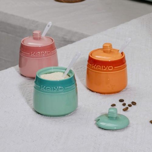 Set 3 Hũ Gia Vị Gốm Sứ Rainbowl Kaiyo KCC-5141 - Giải Pháp Lưu Trữ Hoàn Hảo