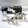 Set 4 Hũ Gia Vị CCKO Inox 304 - Dấu Ấn Thượng Lưu Cho Căn Bếp Đẳng Cấp