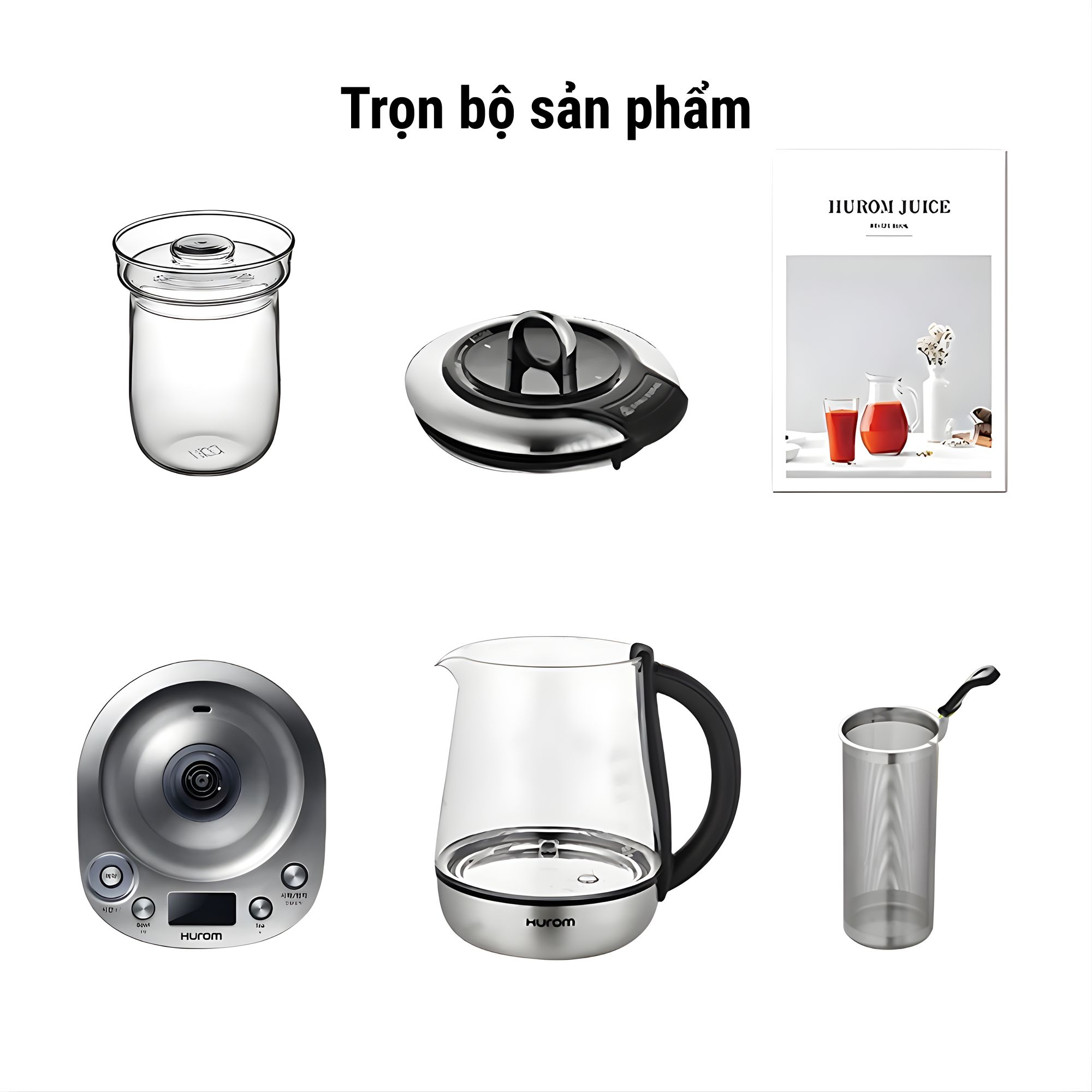Hurom Tea Master TM-P02FSS - Tuyệt Tác Ấm Pha Trà Chưng Yến Dành Cho Giới Tinh Hoa