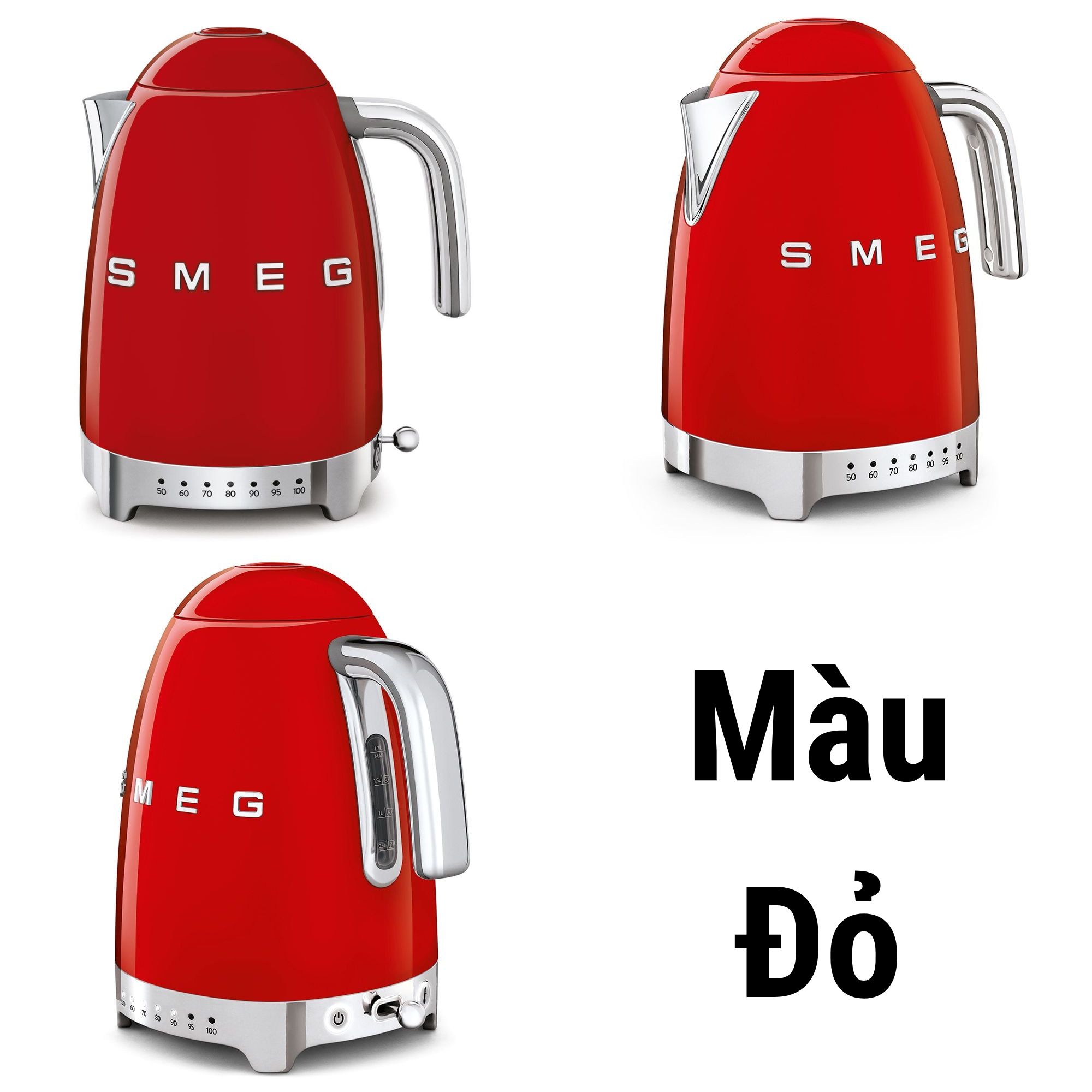 Ấm Siêu Tốc SMEG KLF04 1 7L - Hiệu Suất Vượt Trội Cùng Công Nghệ Kiểm Soát Nhiệt Độ Chính Xác