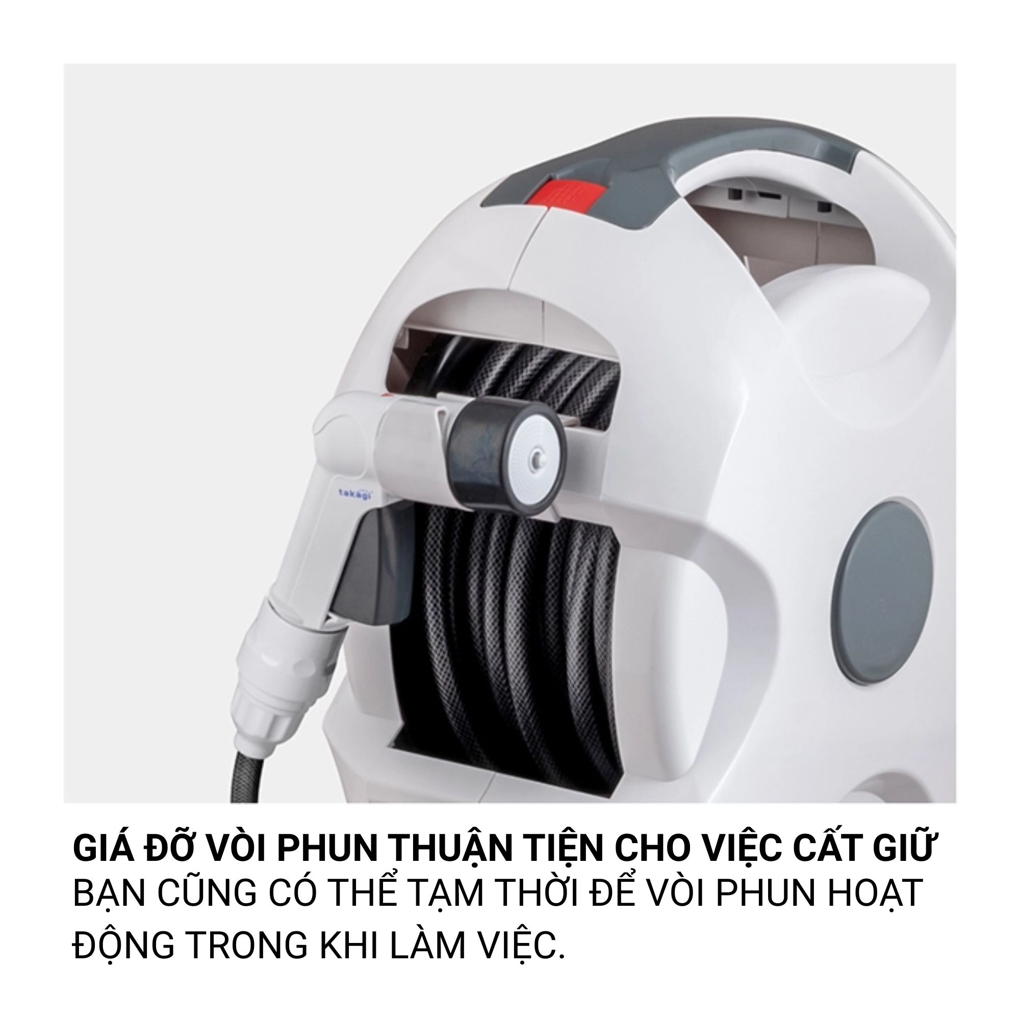 Bộ Cuộn Ống Tưới Cây Tự Động 15m Takagi R715CG - Giải Pháp Chăm Sóc Sân Vườn Toàn Diện