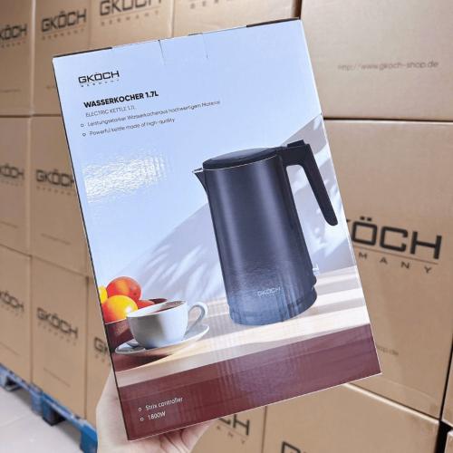 Ấm Siêu Tốc GKÖCH GERMANY 1 7L 1800W HB-K102 - Giải Pháp Đun Sôi Toàn Diện Cho Gian Bếp Hiện Đại